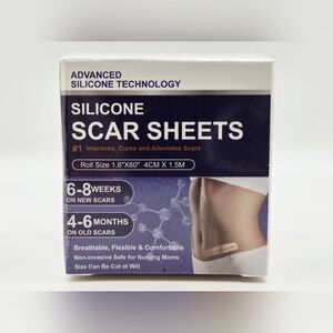 Medical Silicone Scar Tape 1.6" x 60" Roll – C-Section & Surgical Scar Sheets